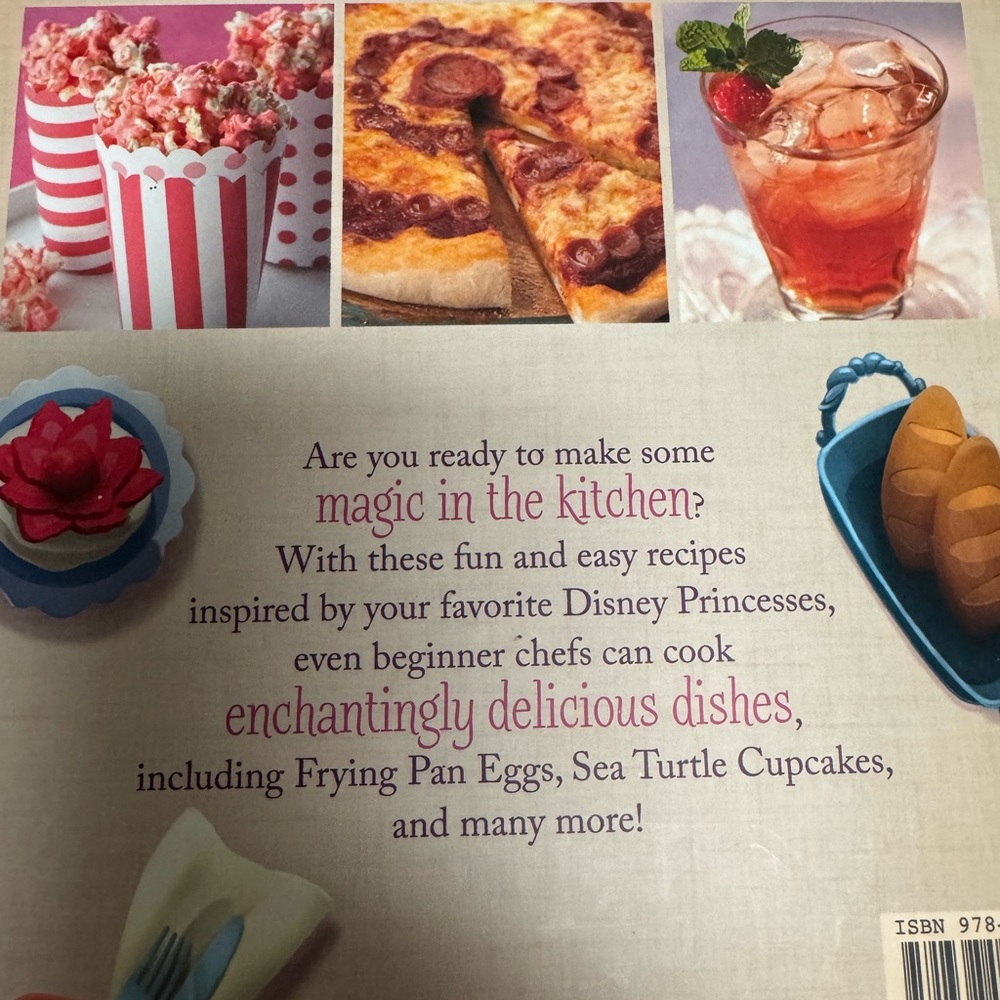 Disney Princess Cookbook with Purple and Cream Accents - Picture 8 of 8